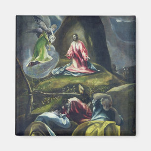 Christus im Garten der Oliven Magnet