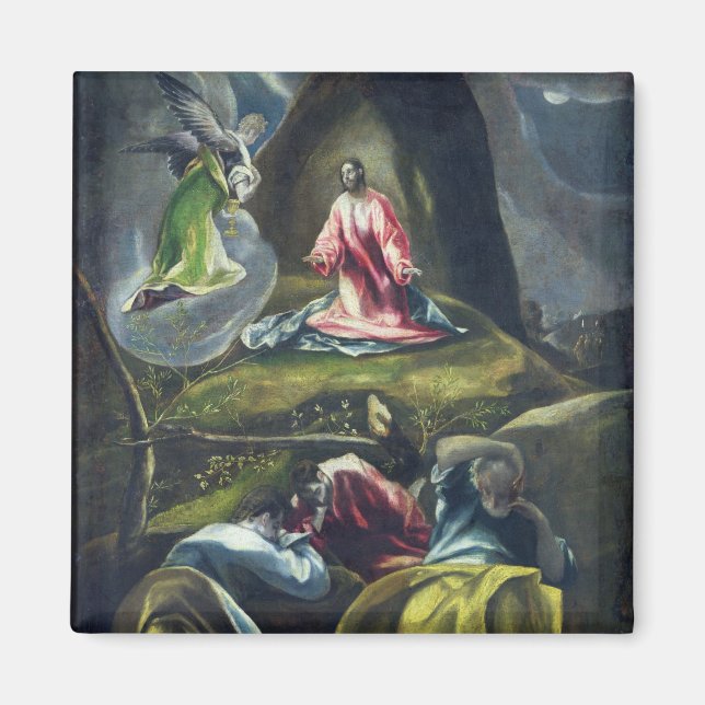 Christus im Garten des Lebens Magnet (Vorne)