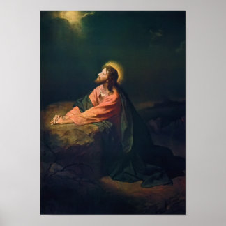 Christus im Garten, Plakat