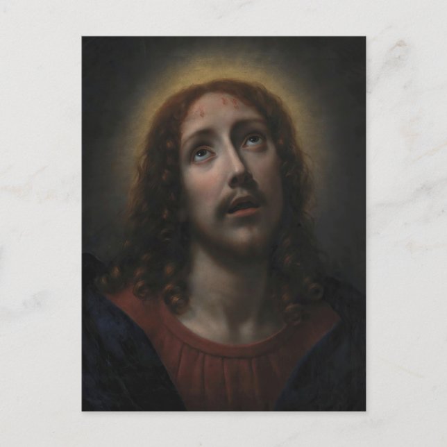 Christus im Garten von Carlo Dolci Postkarte (Vorderseite)