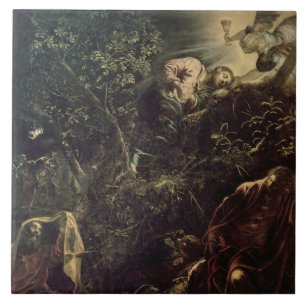 Christus im Garten von Gethsemane 2 Fliese