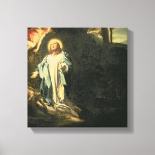 Christus im Garten von Gethsemane 3 Leinwanddruck