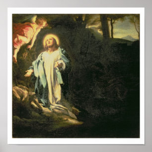 Christus im Garten von Gethsemane 3 Poster