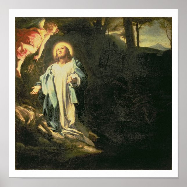 Christus im Garten von Gethsemane 3 Poster (Vorne)