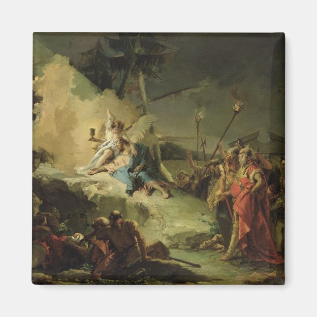 Christus im Garten von Gethsemane Magnet (Vorne)