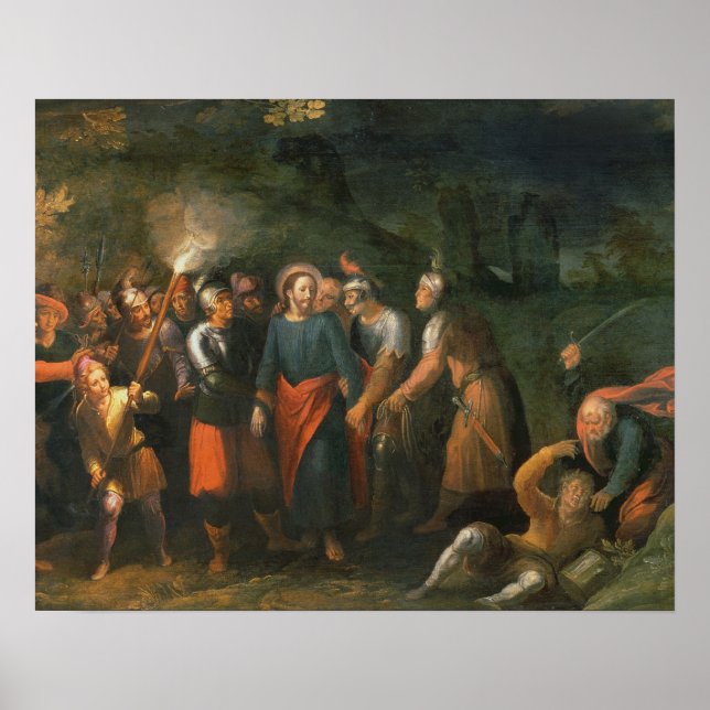 Christus im Garten von Gethsemane Poster (Vorne)