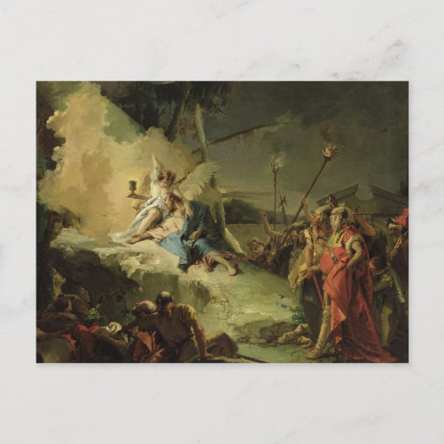 Christus im Garten von Gethsemane Postkarte (Vorderseite)