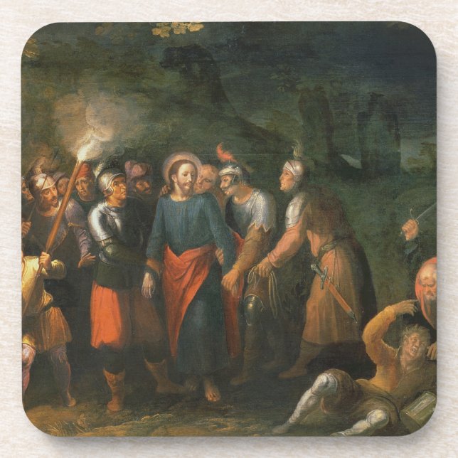 Christus im Garten von Gethsemane Untersetzer (Vorderseite)
