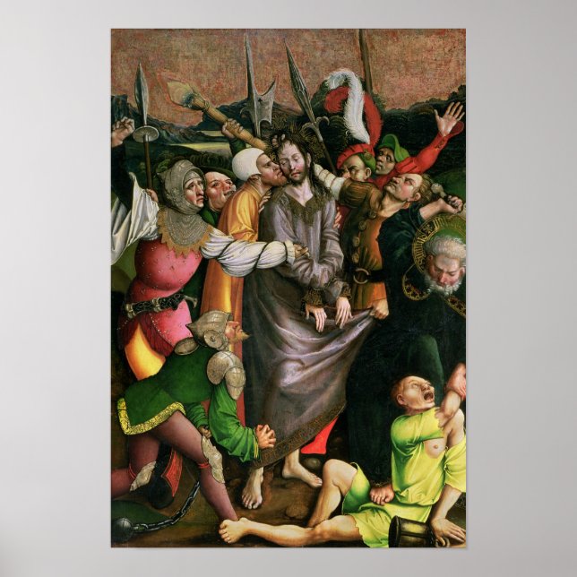 Christus im Garten von Gethsemane verhaftet Poster (Vorne)