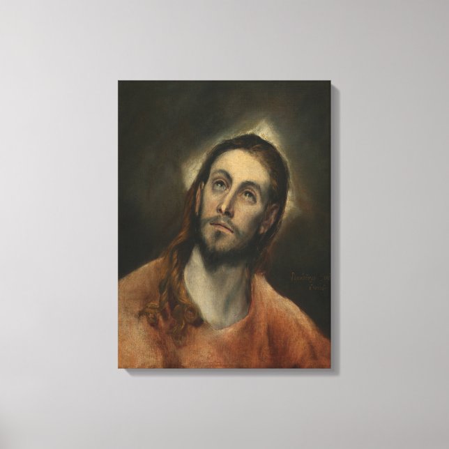 Christus im Gebet, 1585-87 (Öl auf Leinwand) Leinwanddruck (Vorderseite)