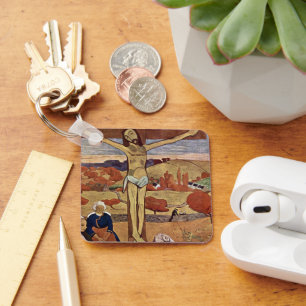 Christus im Gelben by Paul Gauguin, Vintage Fine A Schlüsselanhänger