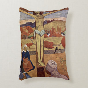 Christus im Gelben von Paul Gauguin, Vintage Fine  Dekokissen