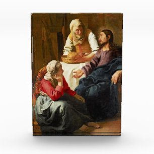 Christus im Haus von Martha und Maria Fotoblock