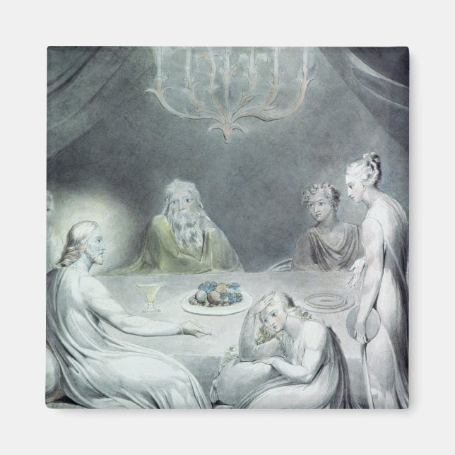 Christus im Haus von Martha und Maria Magnet (Vorne)