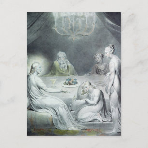 Christus im Haus von Martha und Maria Postkarte