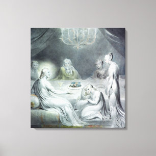 Christus im Haus von Martha und von Mary Leinwanddruck