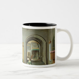 Christus im Haus von Martha und von Mary Zweifarbige Tasse