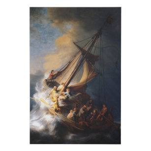 Christus im Sturm am Meer von Galiläa, 1633 Künstlicher Leinwanddruck