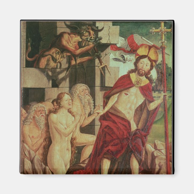 Christus in der Hölle Magnet (Vorne)