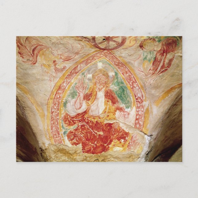 Christus in der Majestät Postkarte (Vorderseite)