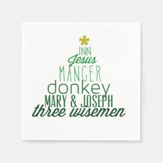 Christus in der Weihnachtsserviette Serviette