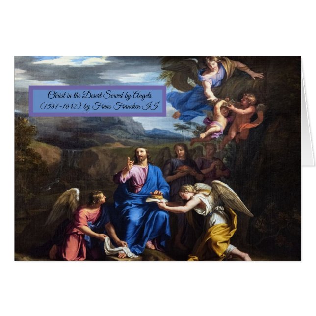 Christus in der Wüste (Vorderseite (Horizontal))