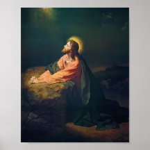 Christus in Gethsemane Heinrich Hofmann Gemälde
