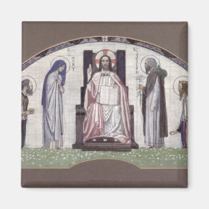Christus inthronisierte magnet