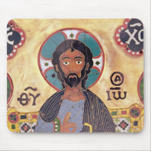 Christus inthronisierte mousepad