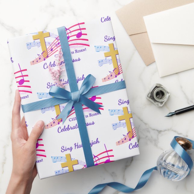 Christus ist auferstanden Christliches Ostern Geschenkpapier (Schenken)