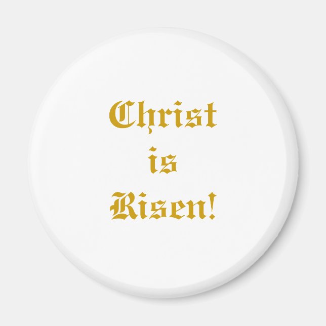 Christus ist auferstanden! magnet (Vorne)