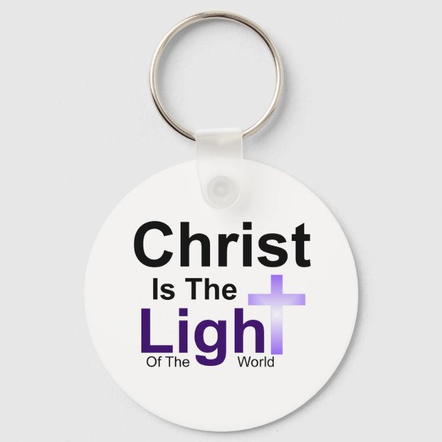 Christus ist das Licht  Schlüsselanhänger (Rückseite)
