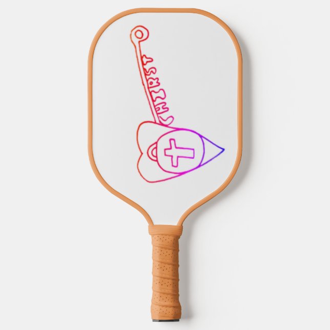 Christus ist das Wichtigste Pickleball Schläger (Vorderseite)