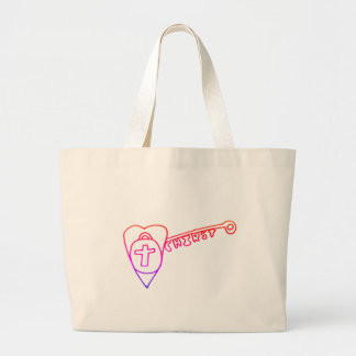 Christus ist die Schlüssel-Jumbo-Tasche Jumbo Stoffbeutel