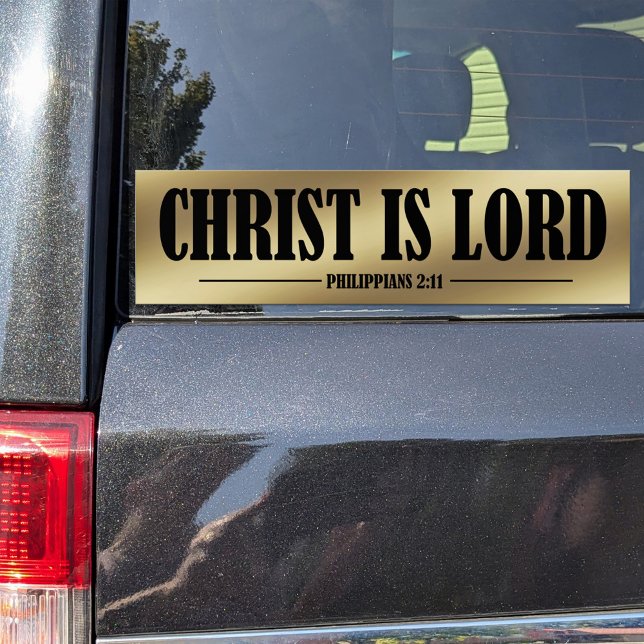 Christus ist Herr Autoaufkleber (Von Creator hochgeladen)
