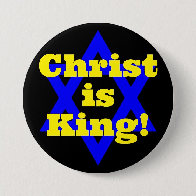 Christus ist König! Button (Vorderseite)