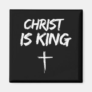 Christus ist König Jesus Katholisch Christlich Chr Magnet