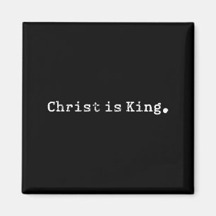 Christus ist König Jesus Katholisch Christlich Chr Magnet