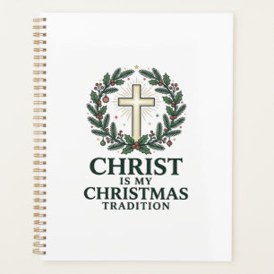 Christus ist meine Weihnachtstradition Vintage Kre Planer