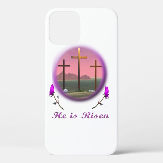 Christus ist Risen Case-Mate iPhone Hülle (Rückseite)