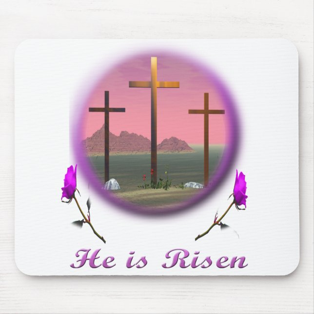 Christus ist Risen Mousepad (Vorne)