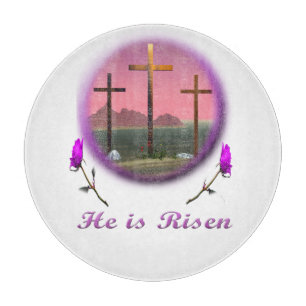 Christus ist Risen Schneidebrett
