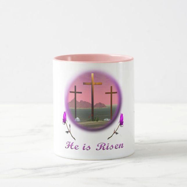 Christus ist Risen Tasse (Zentrum)