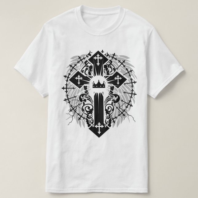 Christus ist unser Erlöser T-Shirt (Design vorne)