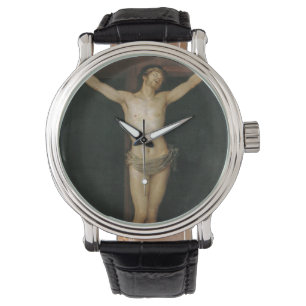 Christus (Jesus am Kreuz) (von Goya) Armbanduhr