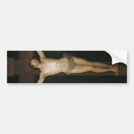 Christus (Jesus am Kreuz) (von Goya) Autoaufkleber