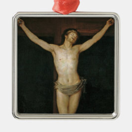Christus (Jesus am Kreuz) (von Goya) Ornament Aus Metall