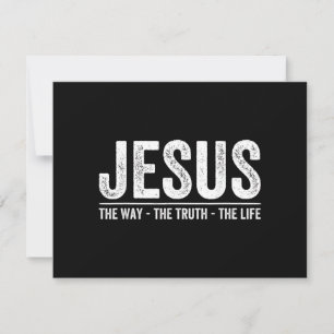 Christus Jesus Der Weg. Die Wahrheit. Das Leben Ge Einladung