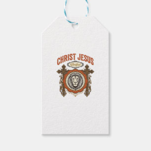 Christus Jesus Vintage Löwe Glaube Geschenkanhänger