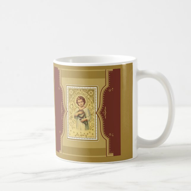 Christus Kind Jesus mit Dornen und Nägeln Kaffeetasse (Rechts)